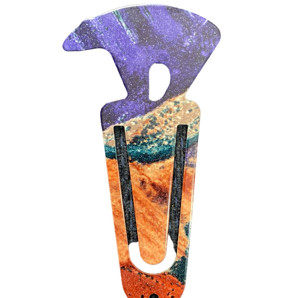 LAZART Native American Style Metal Bookmark. NWOT - Picture 2 of 5